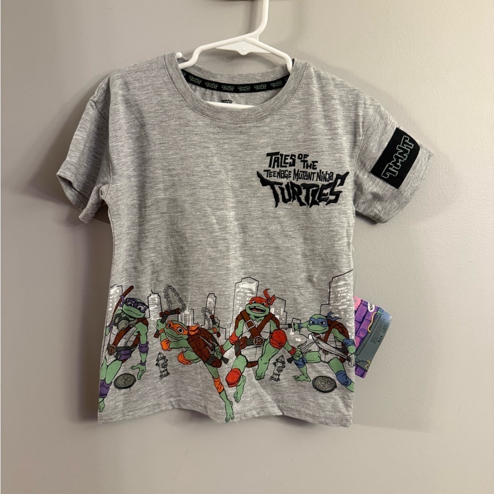 Nickelodeon Gray Teenage Mutant Ninja Turtles Kids T-Shirt